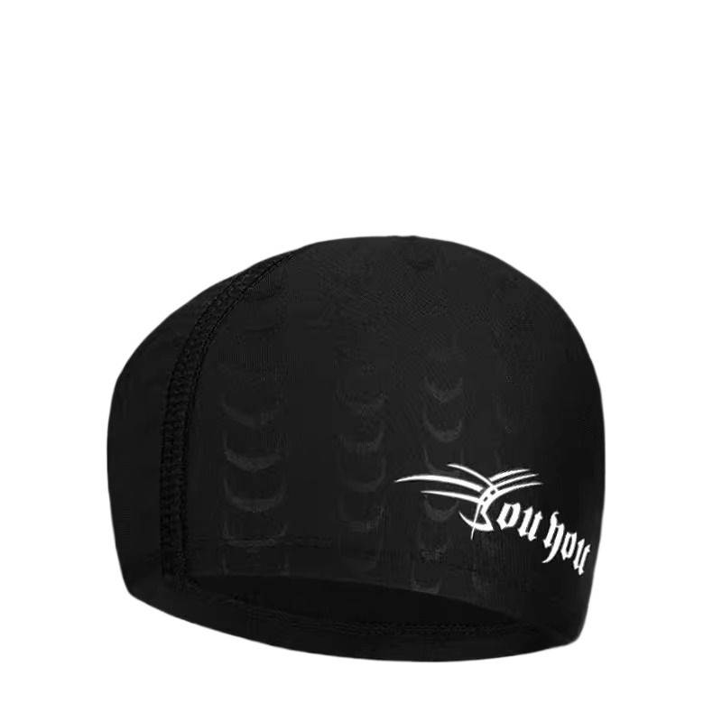 Swimming Hat Men's Waterproof Swimming Hat Men's Comfortable Buple Head Cloth Hat Ear Ear Adult Ladies Children's Swimming Equipment