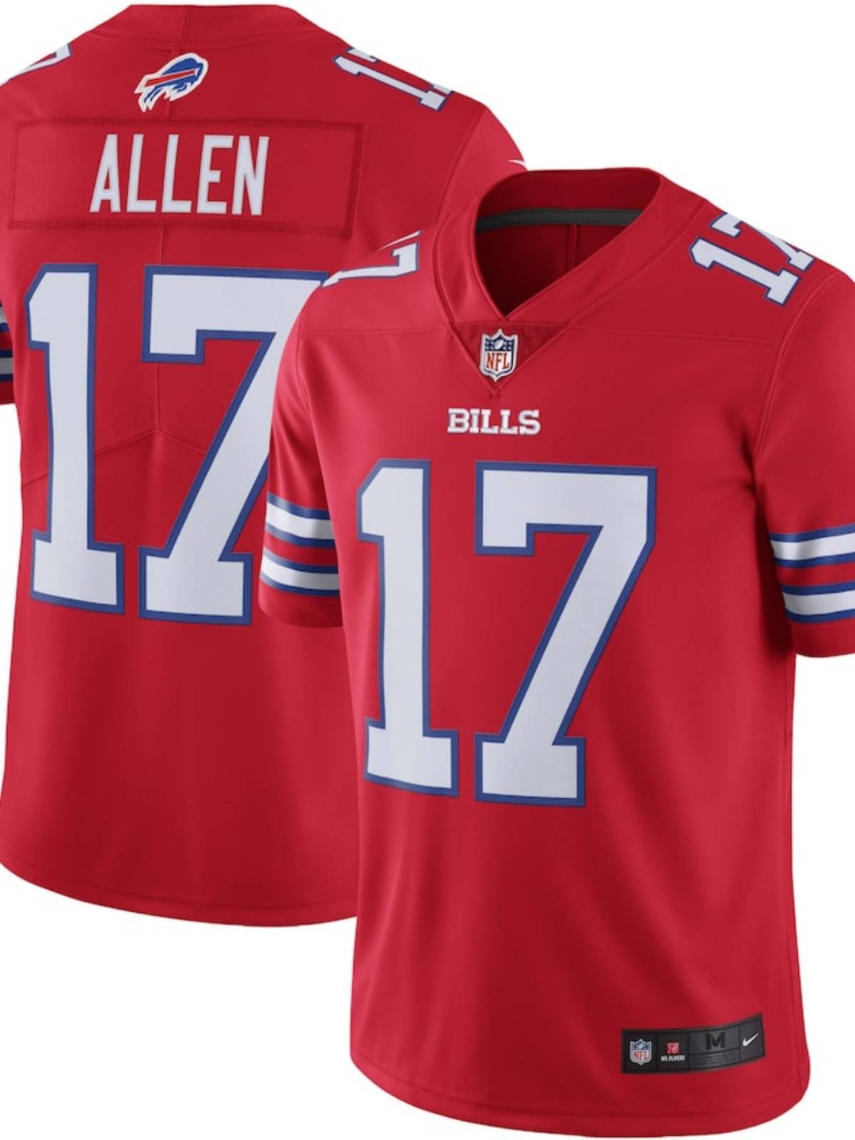 NFL rugby clothing Buffalbier No. 17 AlLENT second -generation short -sleeved T -shirt camouflage embroidery jersey