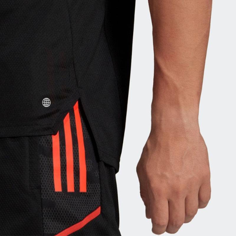 Adidas/Adidas genuine new rugby series men's sports breathable sleeveless T -shirt HA2487