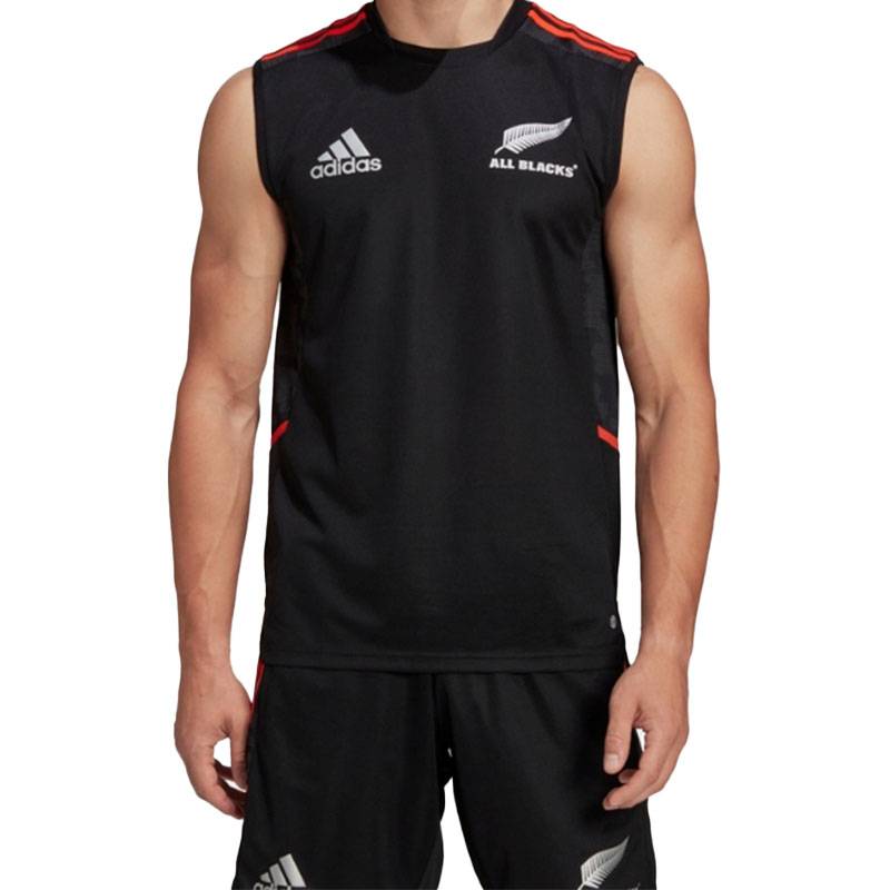 Adidas/Adidas genuine new rugby series men's sports breathable sleeveless T -shirt HA2487