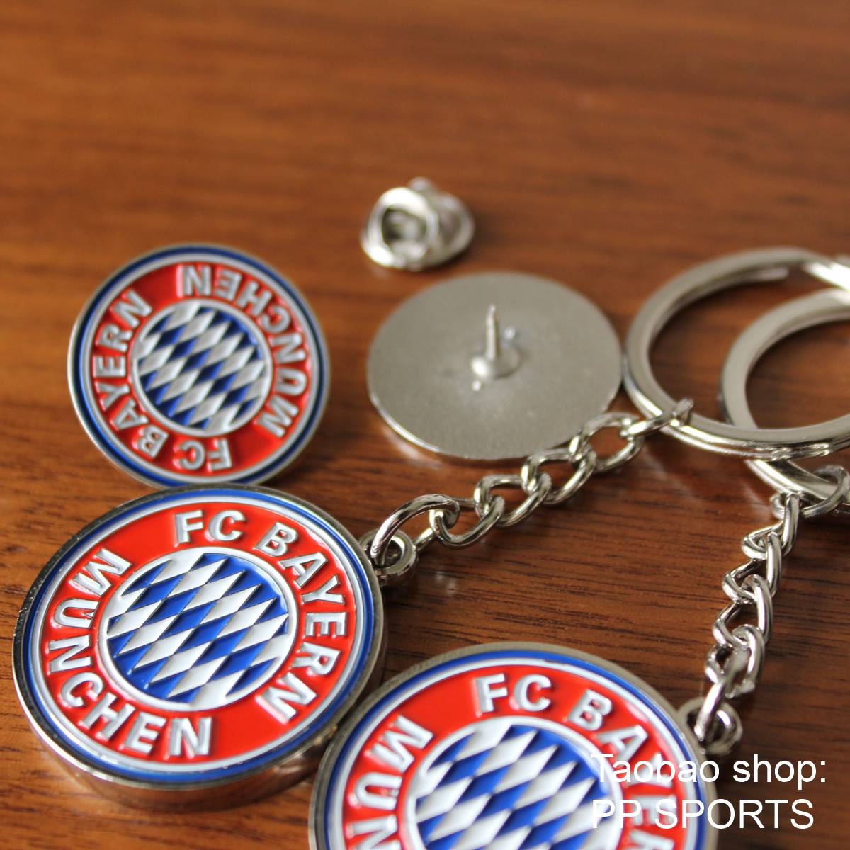 Bayern Munich Bayern FC BAYERN Football Fan Simultaneous Team Badge Bichels Keychain