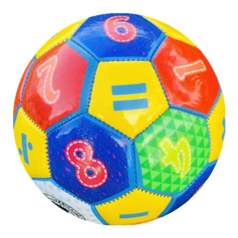 Children No. 2 small football puzzle number colorful kindergarten baby learning color inflatable toys environmentally friendly football