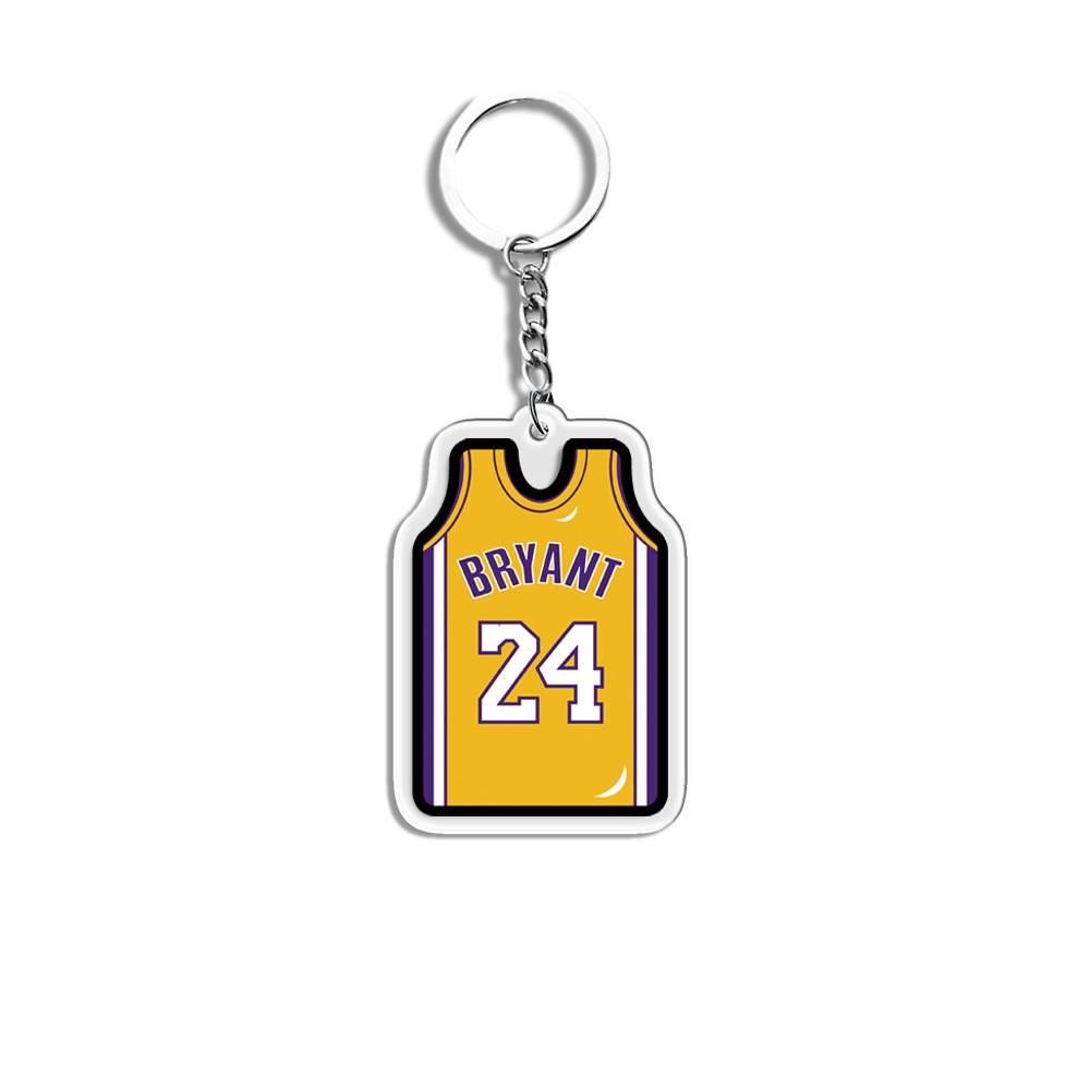 Kobe yellow fun keychain