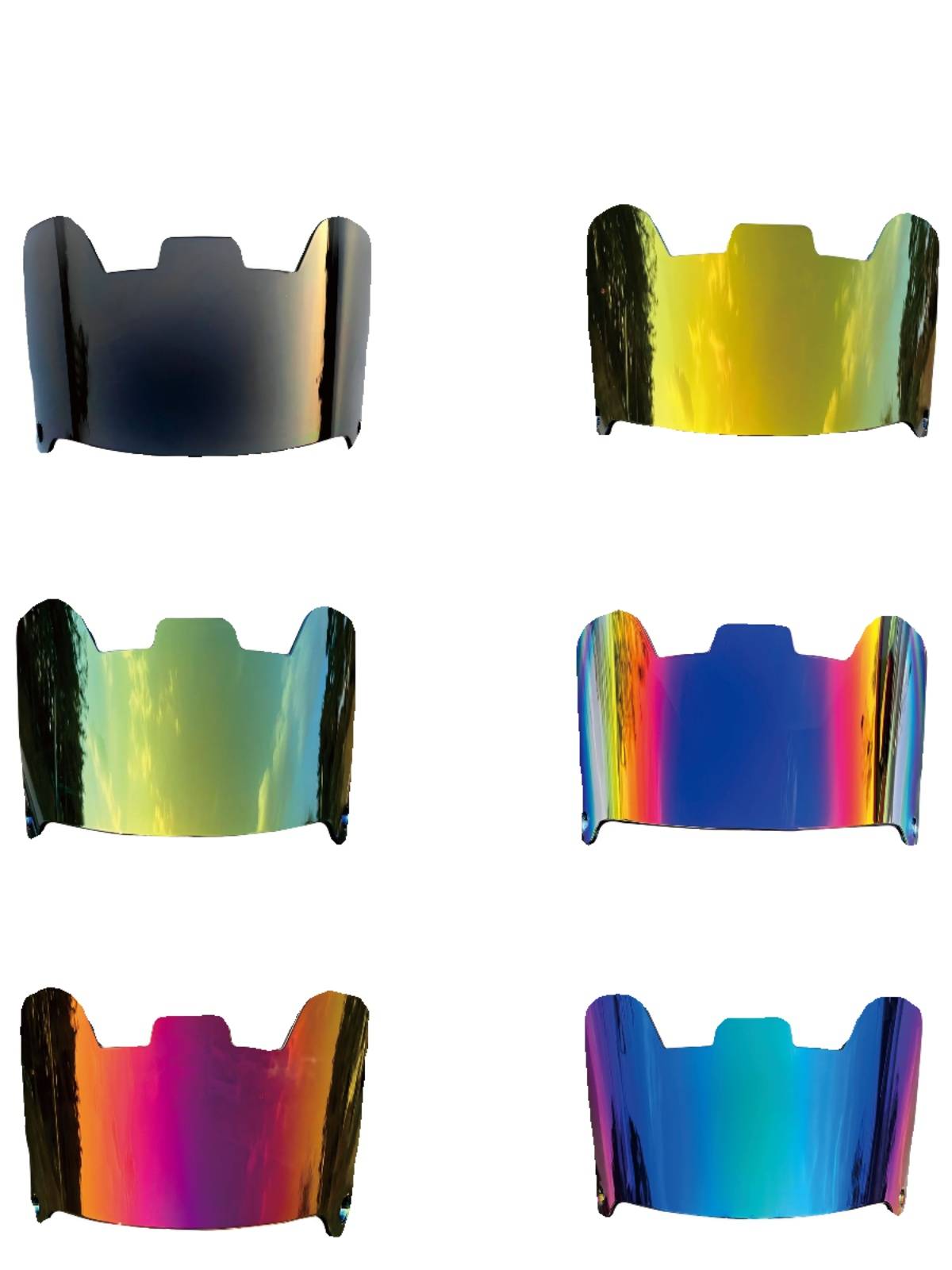 American rugby helmet eyesight mirror Football Visor Clear is equipped with rugby goggles