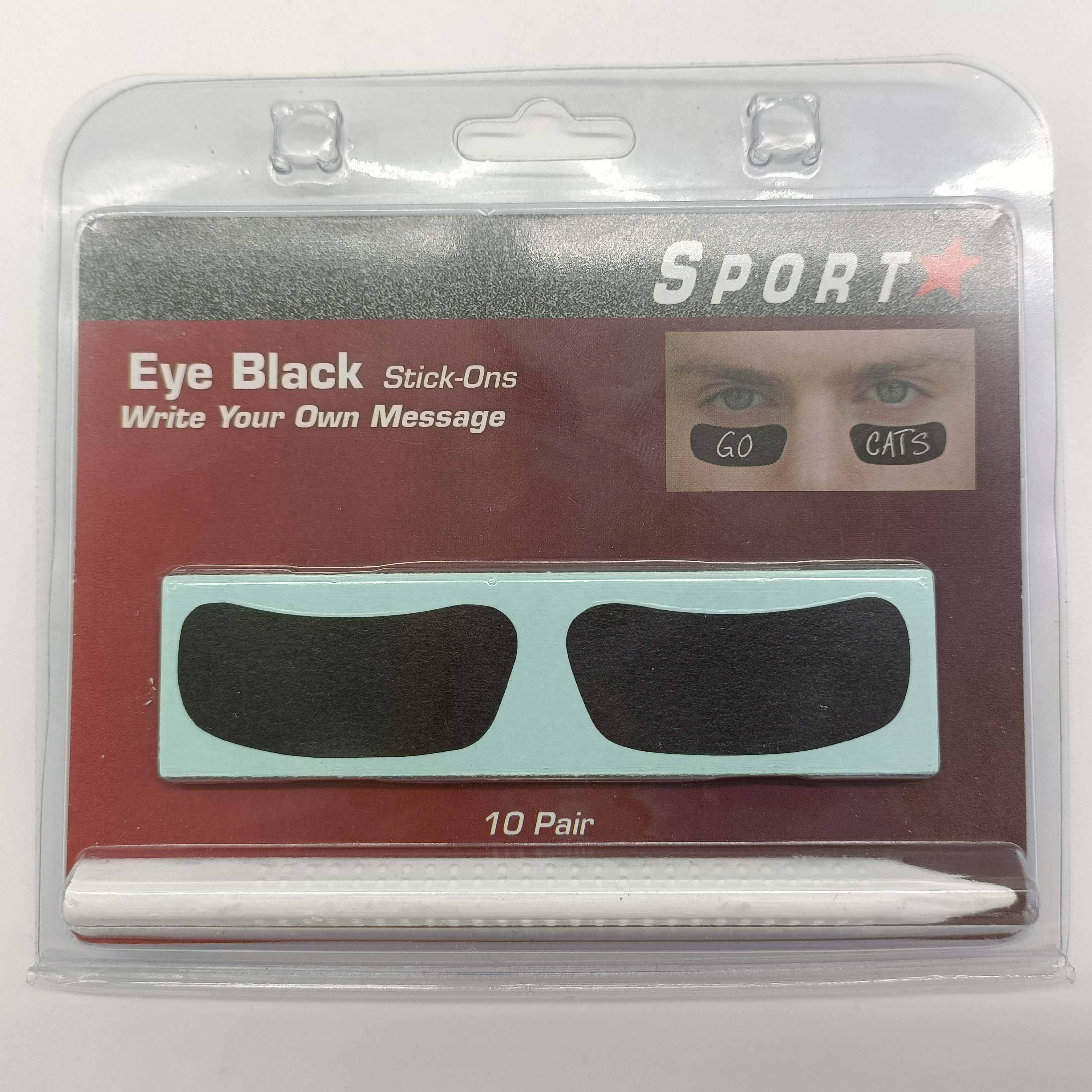 Eye black stickers (10 pairs)
