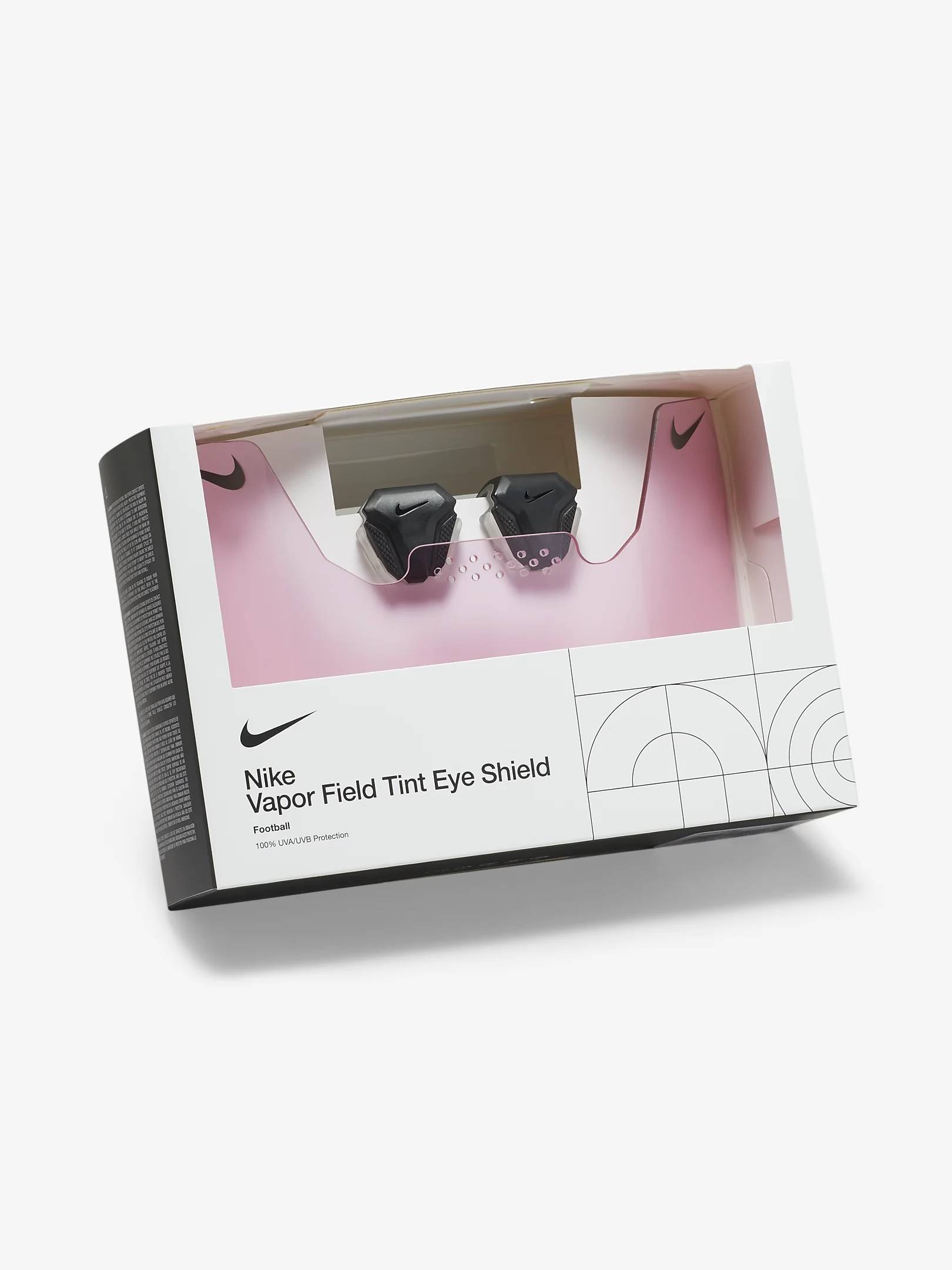 Rugby helmet goggles Nike Eye Shield 2.0 transparent American rugby helmet mirror