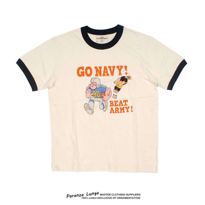 Paranza LUNGA American Retro Fun Rugby T -shirts hit erotic couple men and women Amy Kazakh T -shirt