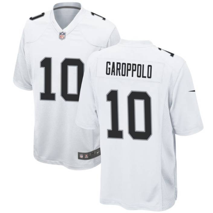NFL Las Vegas Attacker Raiders Rugby Unit No. 10 Jimmy Garoppolo Jersey Male