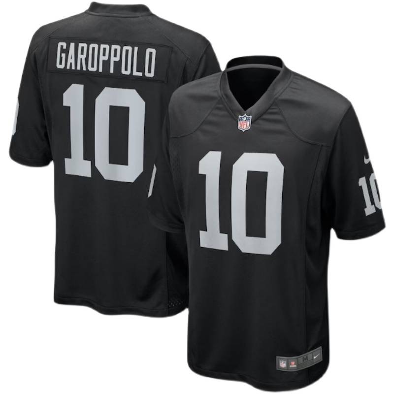 NFL Las Vegas Attacker Raiders Rugby Unit No. 10 Jimmy Garoppolo Jersey Male