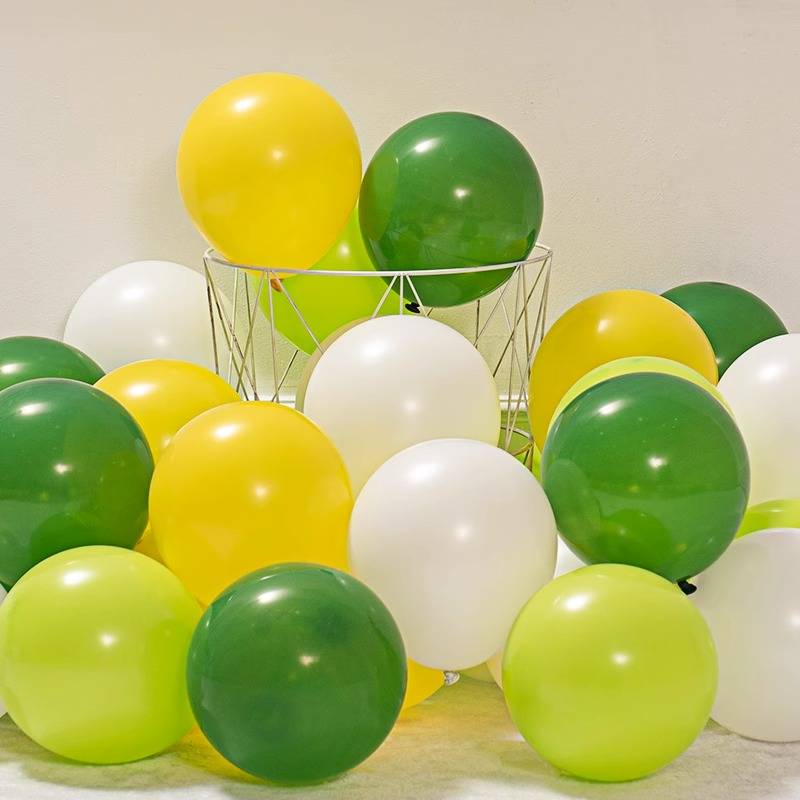 Retro olive avocado Dark Green Balloon Birthday Shopping Mall School Kindergarten Forest Scene Decoration