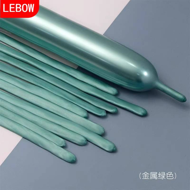 260 long metal green balloon [50]
