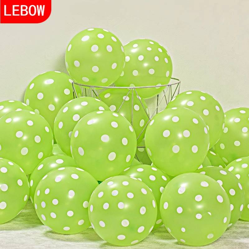 [10 inches] Polka dot green [50]