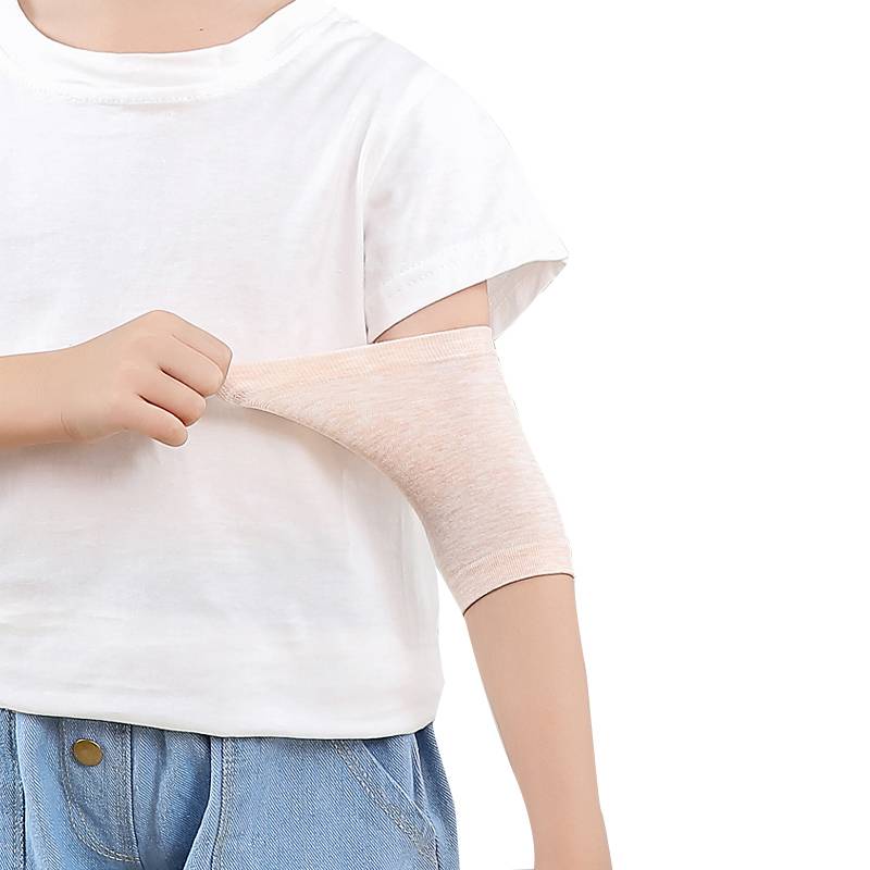 Children's pure cotton cotton elbow ultra -thin children with children and children, children and girls arms