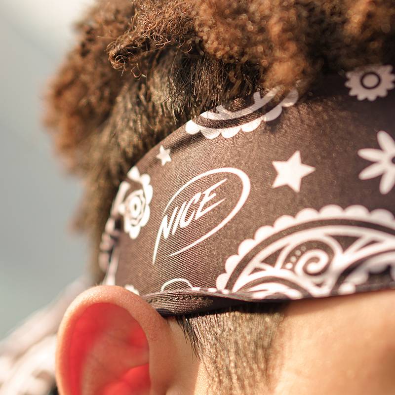 Niceid nice sports tie the head wearing custard flowers, men and women, sweat sweat, band fitness basketball running headscarf