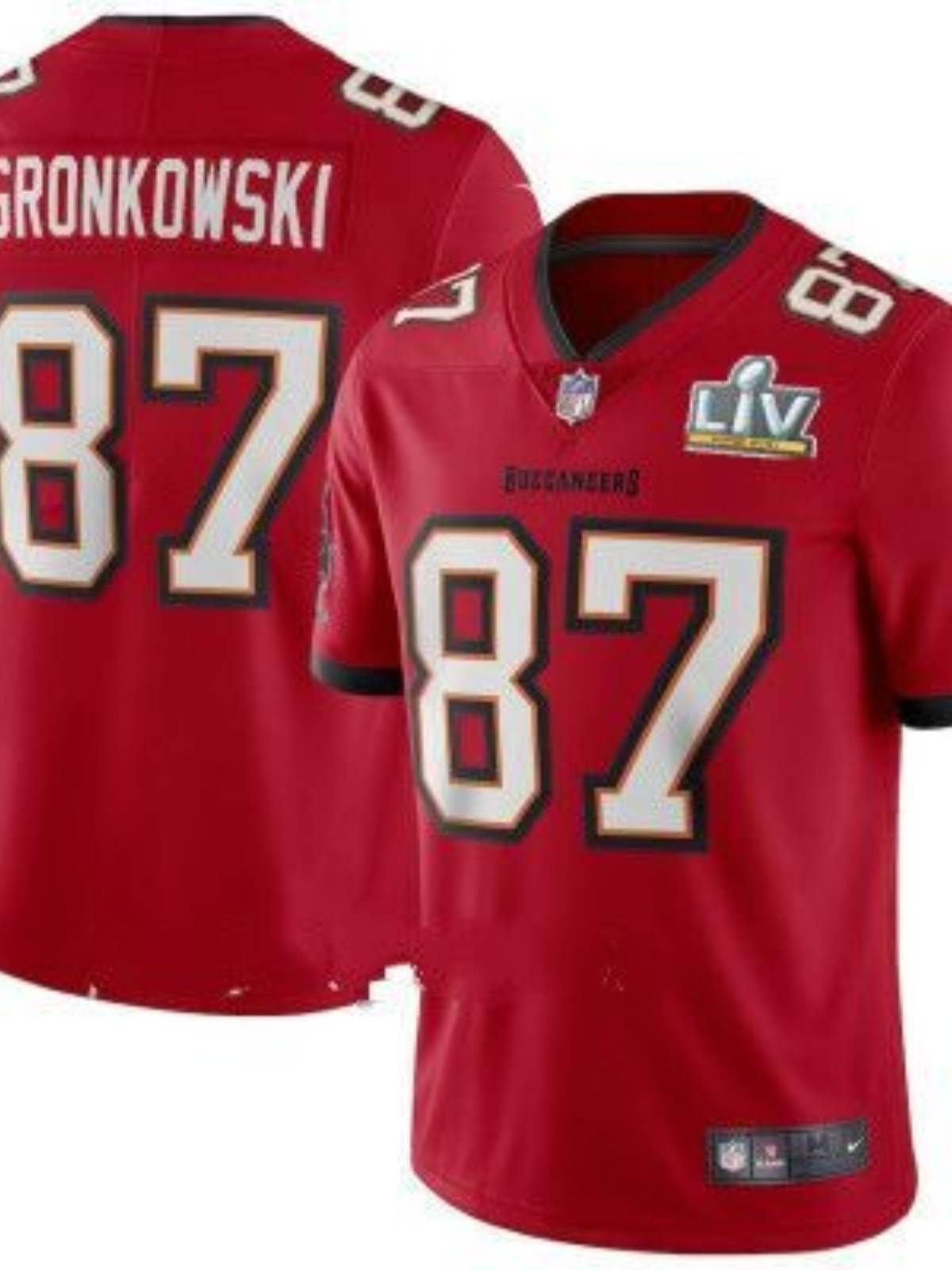 NFL Tanpa Bay Pirate Team 6#12 Brady Breddy 87#Gelon 2022 Super Bowl olive Pluster