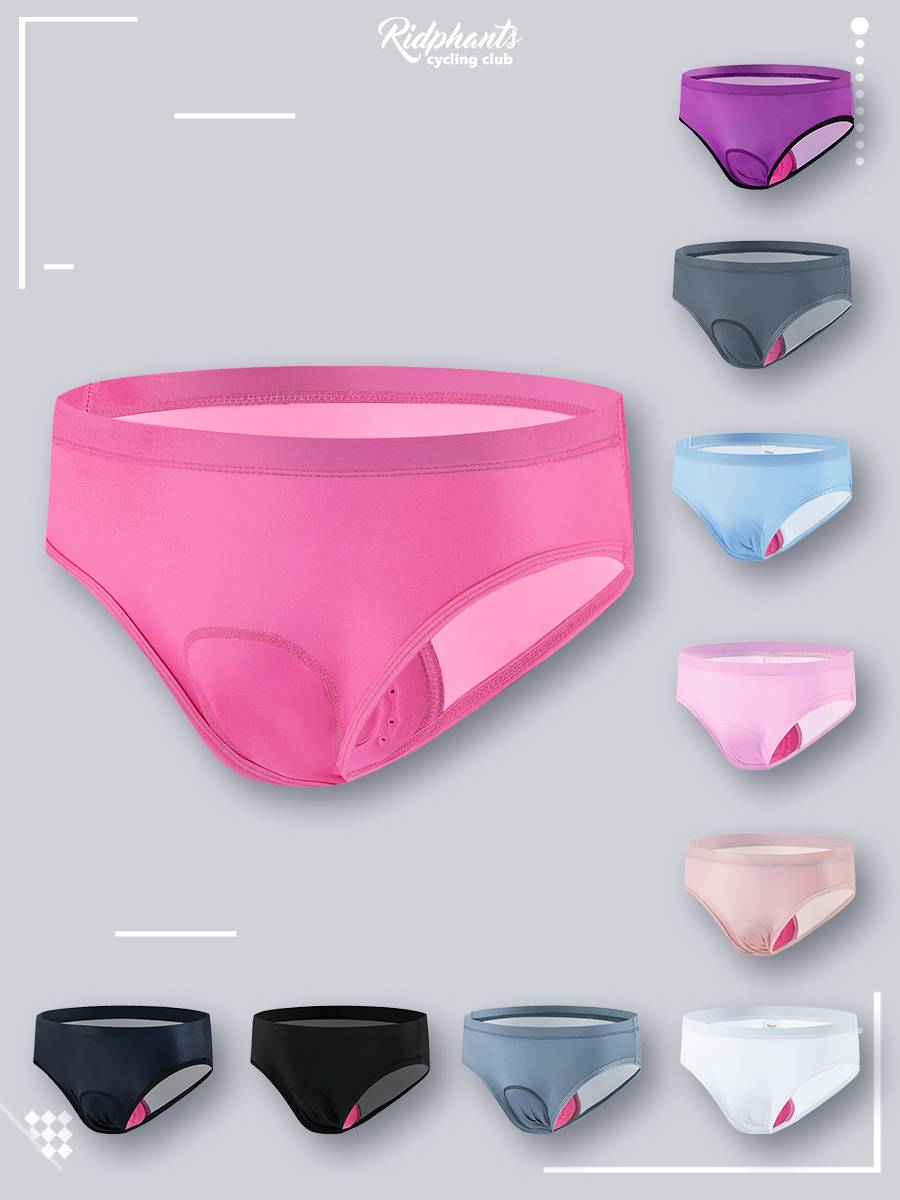 RidPhants bicycle cycling underwear women's deltoid silicon pads, hygroscopic, sweat -breathable, breathable speed dry ride pants