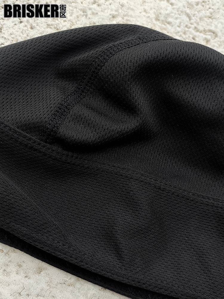 Durag Bao Touna Hiphop West Coast Black Street Personalized Bandit Rap BBOY Street Dance Pirate Hat