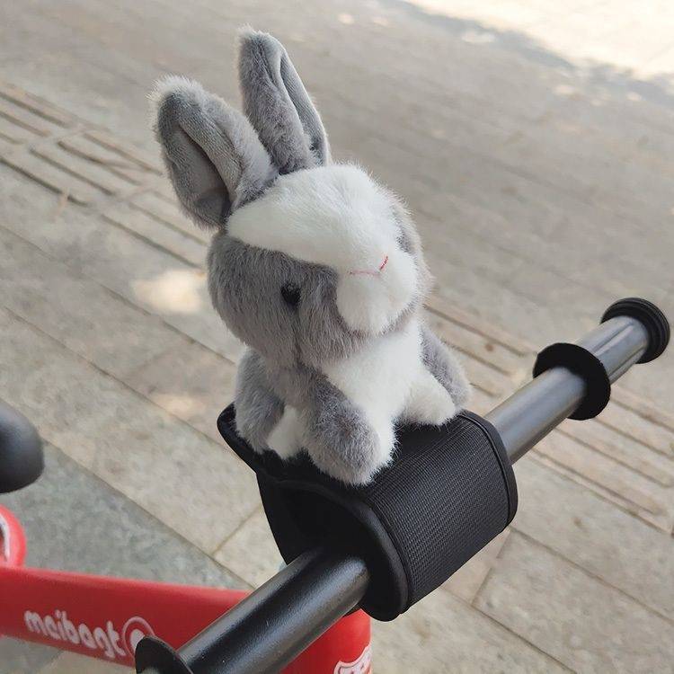 Gray -white cute rabbit (integrated sheath)
