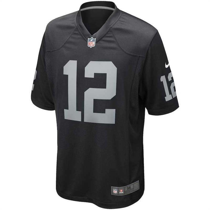 NFL Las Vegas Raditing Team RAIDERS University Edition 12# STABLER Fasal Jersey