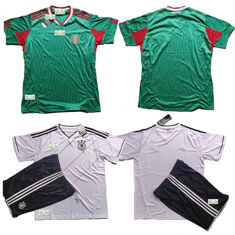 2010 World Cup short -sleeved retro football uniform promotion sells German Brazil, Argentine, Dutch, Mexico