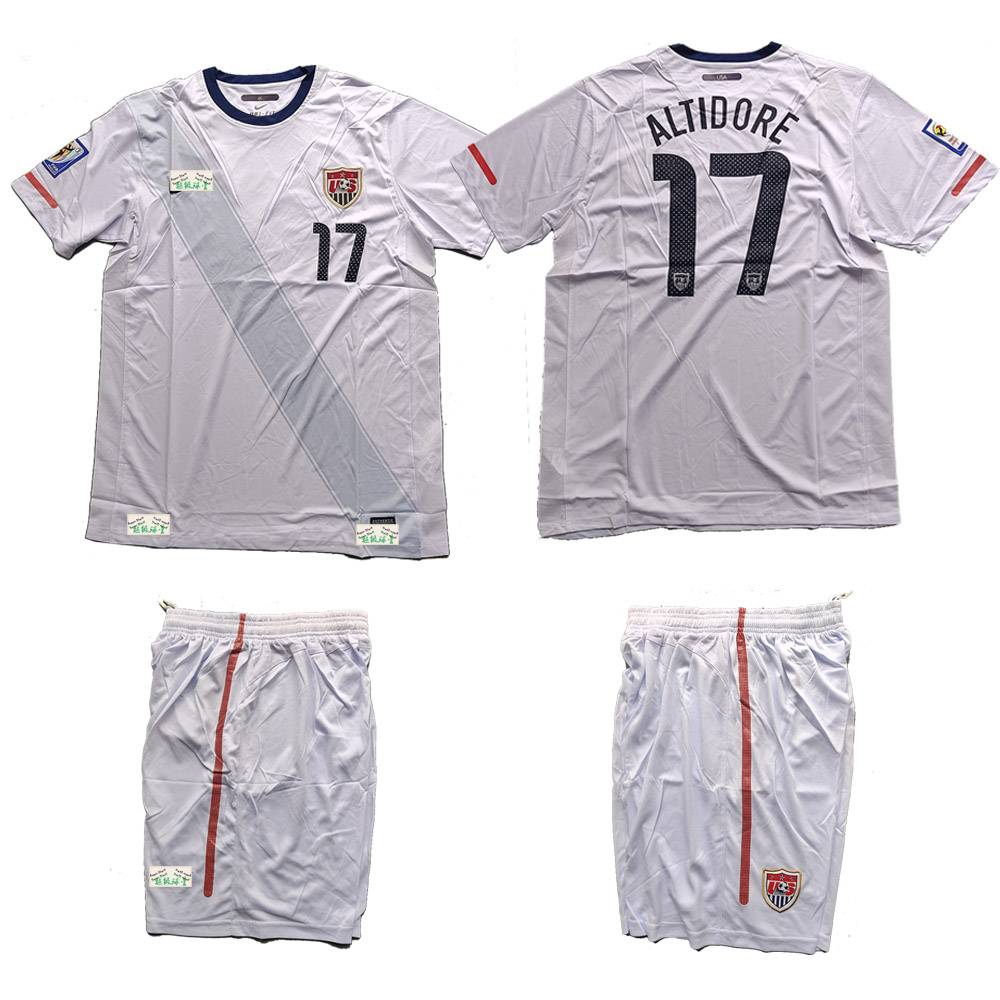 2010 World Cup short -sleeved retro football uniform promotion sells German Brazil, Argentine, Dutch, Mexico