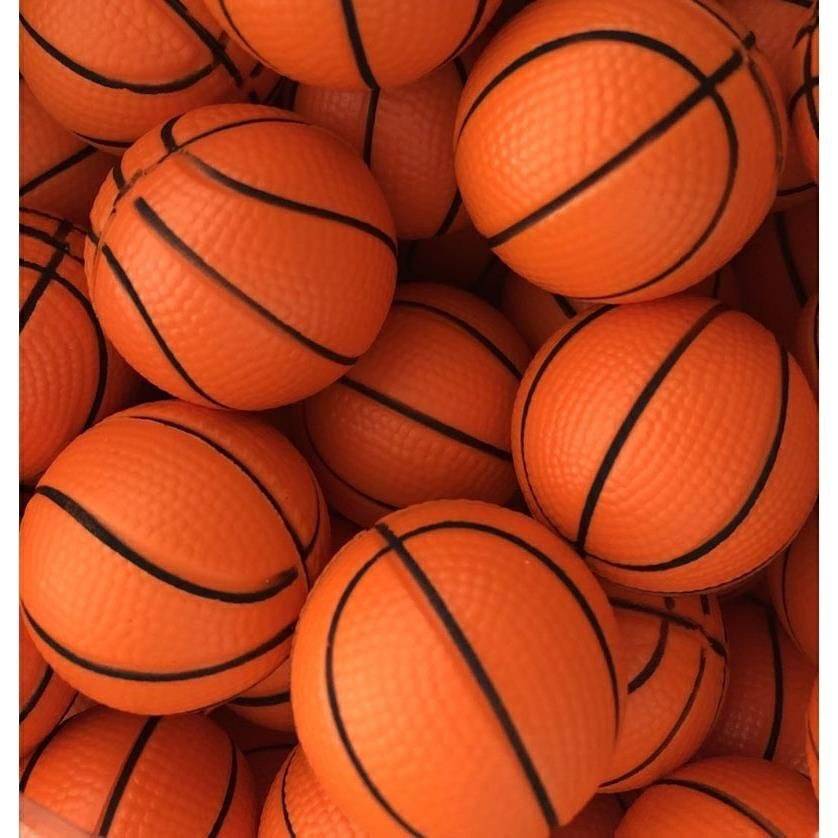 4CM mini small basketball football cake decorative children's toys elastic basketball solid sponge ball