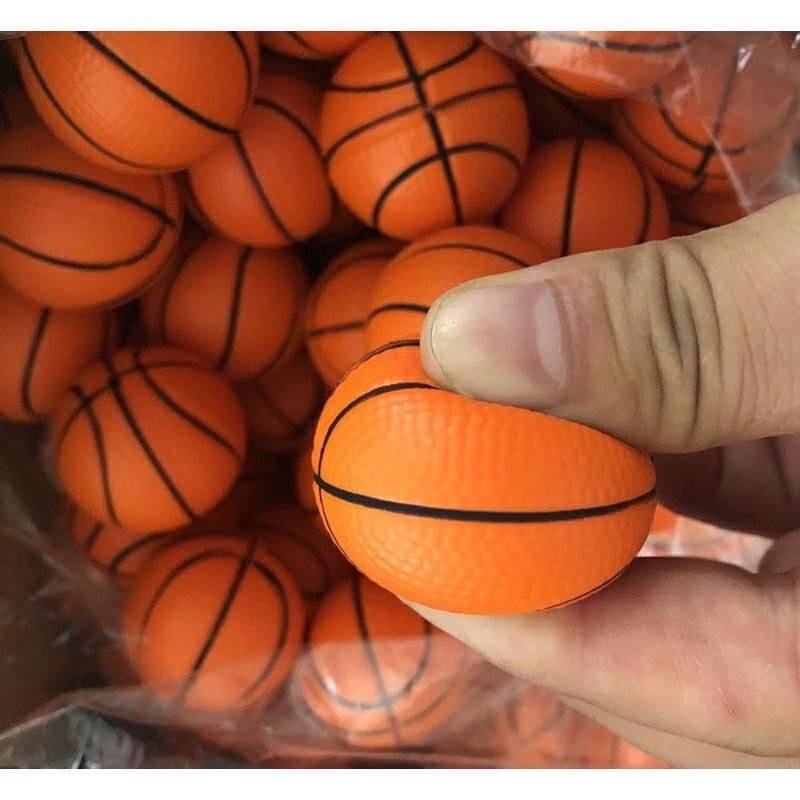 4CM mini small basketball football cake decorative children's toys elastic basketball solid sponge ball