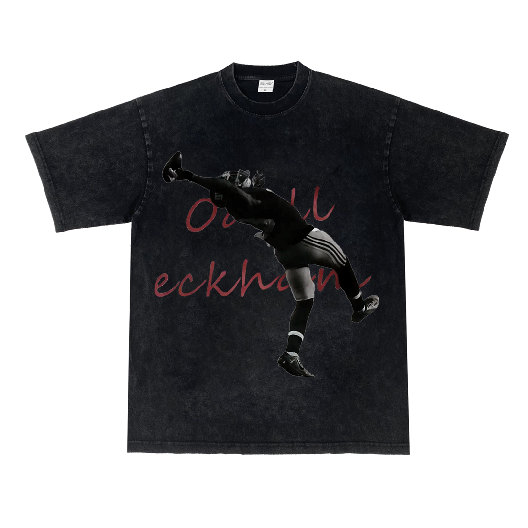 Rugby Obj Odell Beckham Beckham American Small Cotton Cotton Street Long Short Sleeve T -shirt