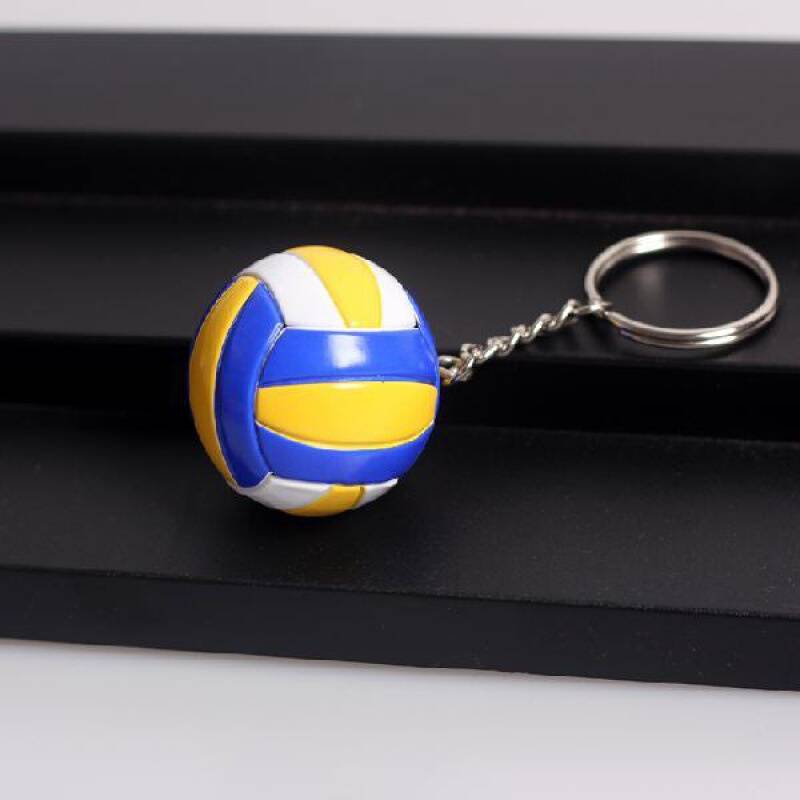 Rugby pendant set basketball football keychain volleyball small pendant small jewelry company activity gift