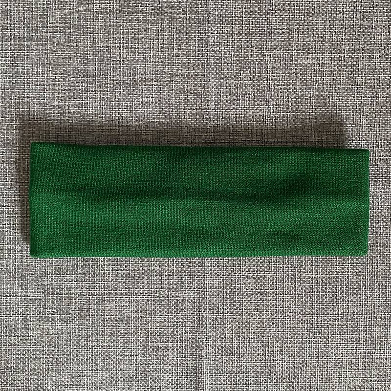 Ink green wool hair band