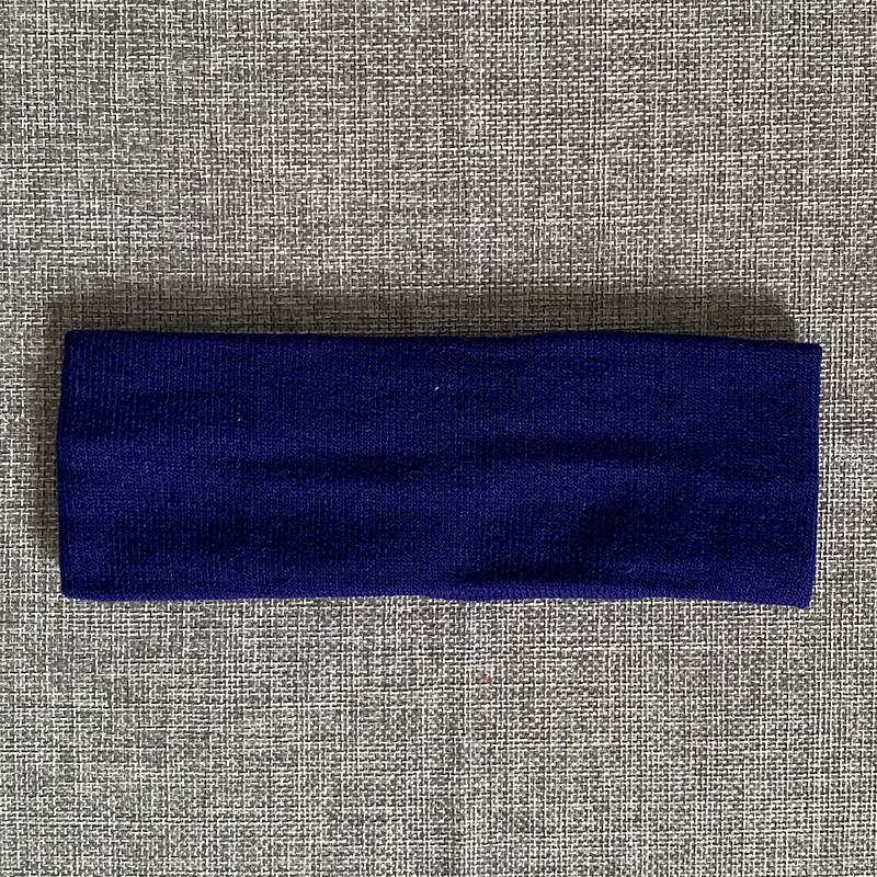 Tibetan blue wool hair band