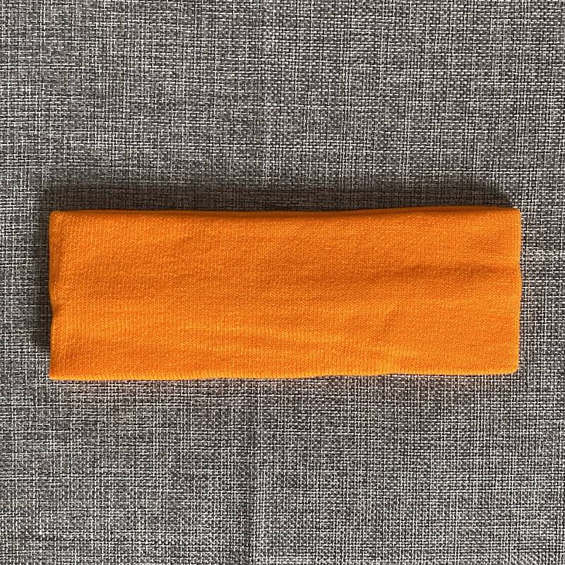Orange wool hair band