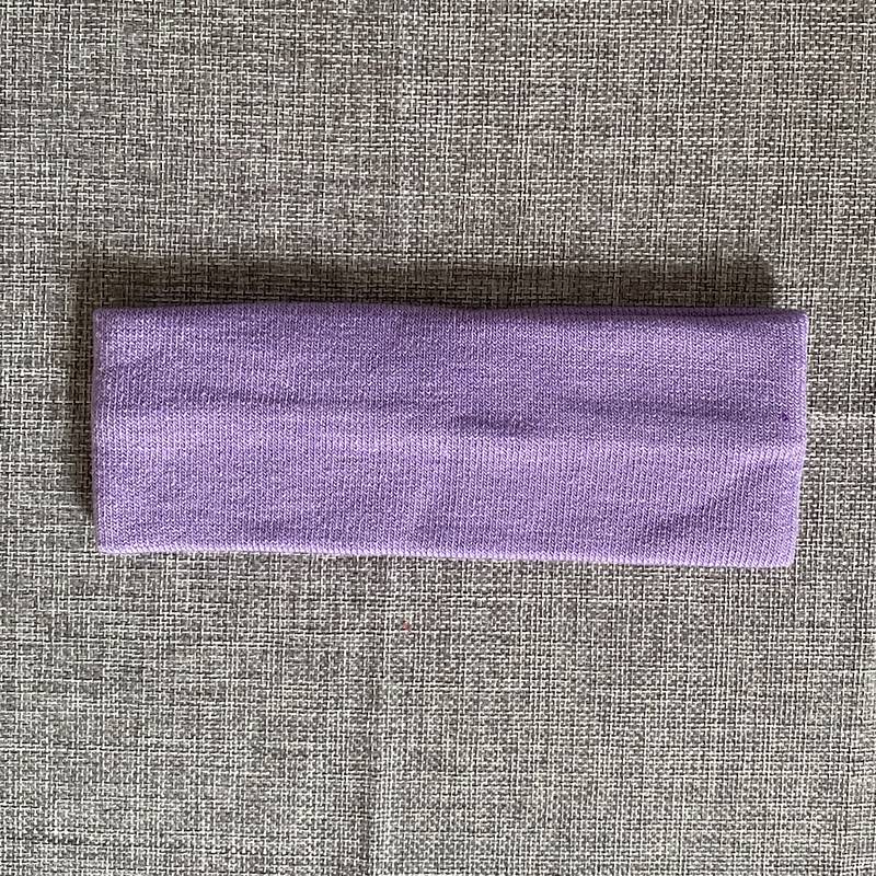 Light purple wool hair band