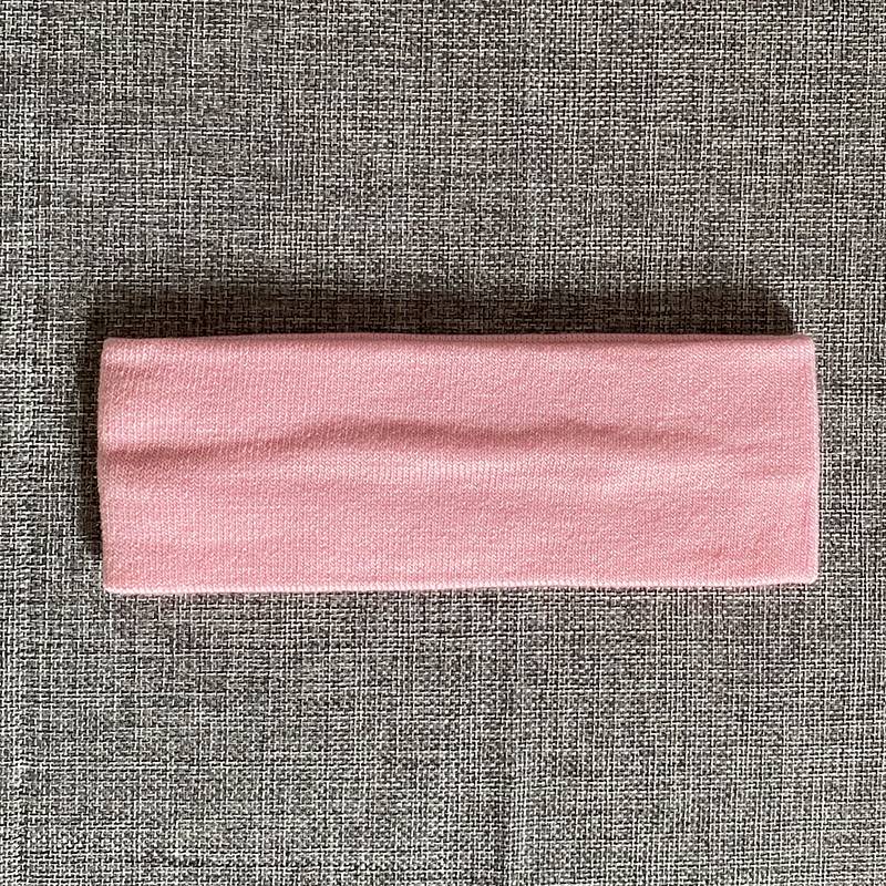 Pink wool hair band