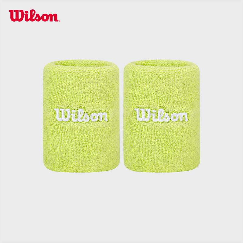 Wilson Wilson official men's and female sports wrist wrist logo tennis basketball sweat -absorbent skin care wristband