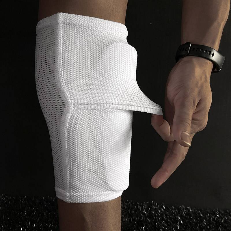 Upgraded leg protection plate socks, football socks, calf double -layer air -breathable protective cover children's professional football competition protective gear