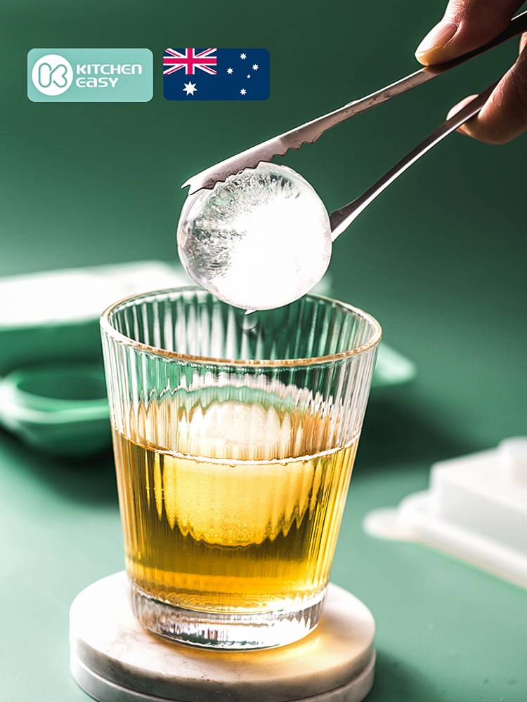 Australian KE frozen ice cubes mold Big ice hockey ice grid ball whiskey making ice artifact silicone ice box maker