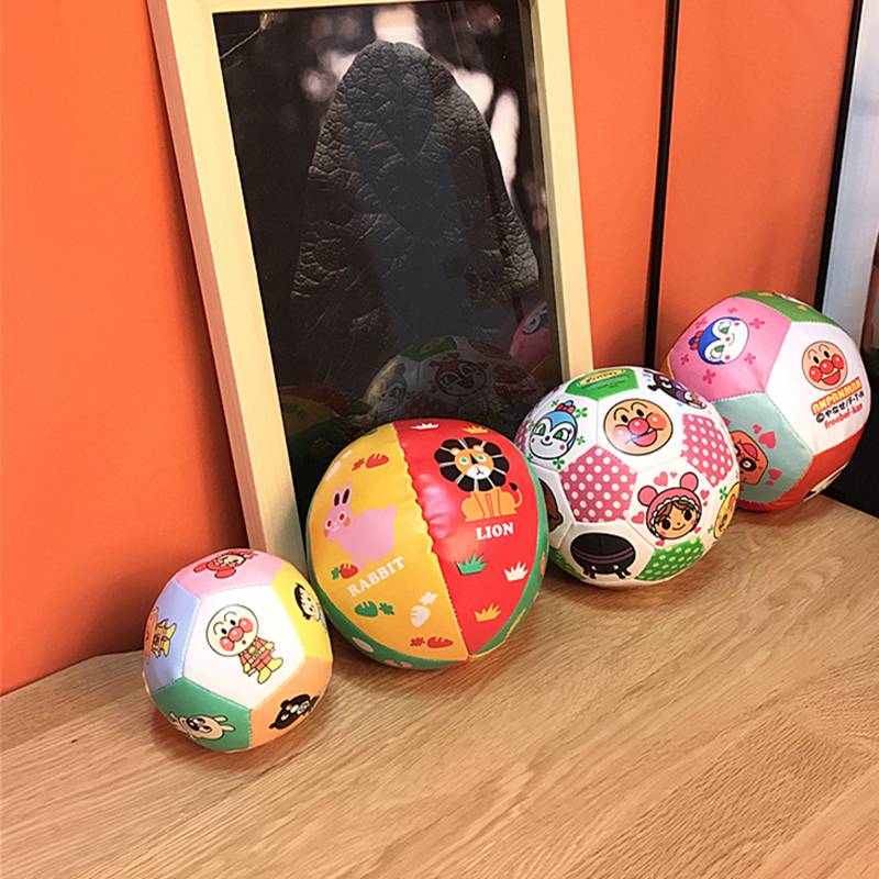 Japanese bread superhuman baby children super soft small leather ball baby football safety material training grasping and soothing toys