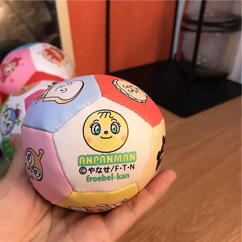 Japanese bread superhuman baby children super soft small leather ball baby football safety material training grasping and soothing toys