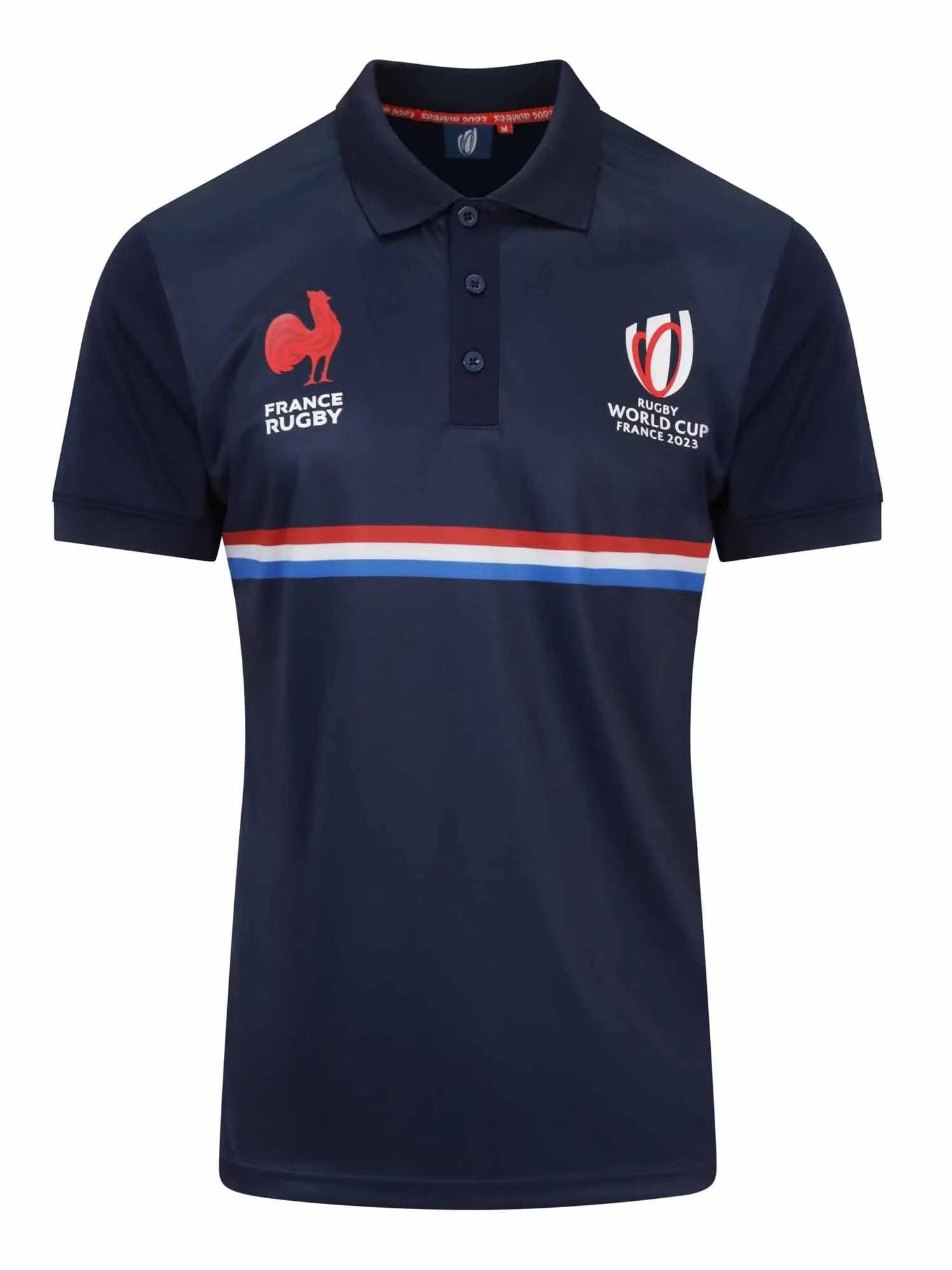 2023 French World Cup short -sleeved English T -shirt olive jersey France Polo Rugby Jerseys