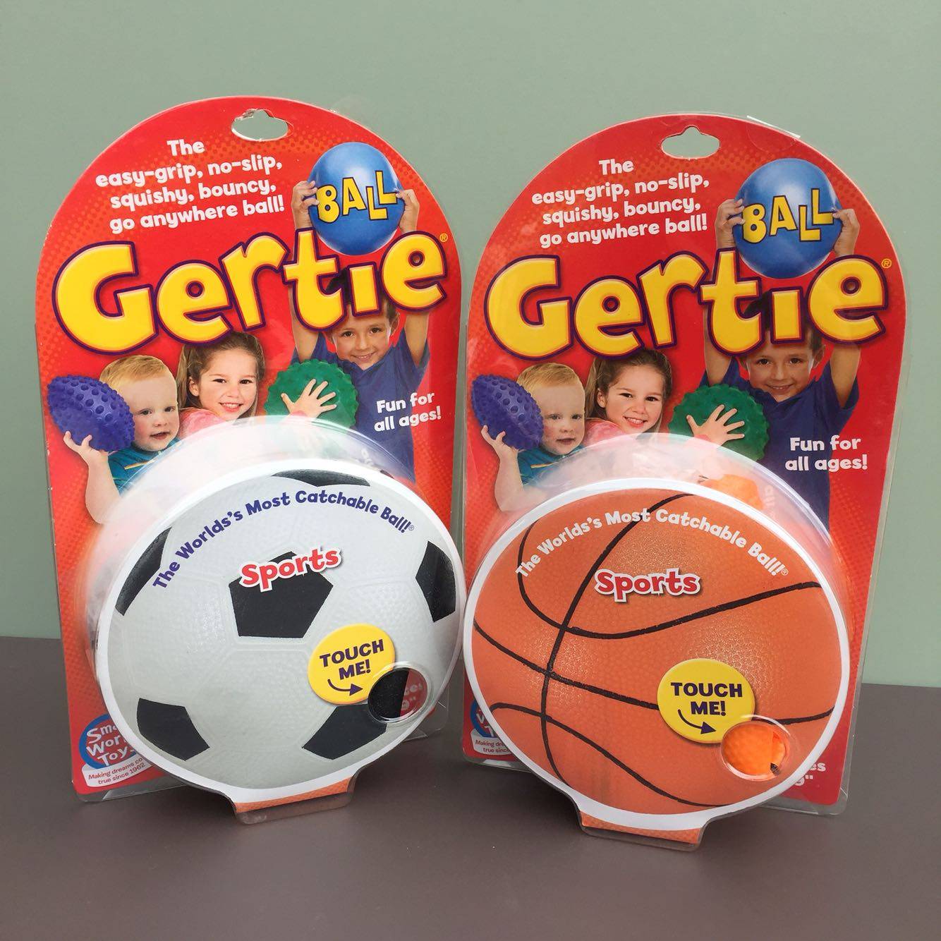 0-3 years old to go to Japan and other elastic leather ball football basketball football touch massage ball toys