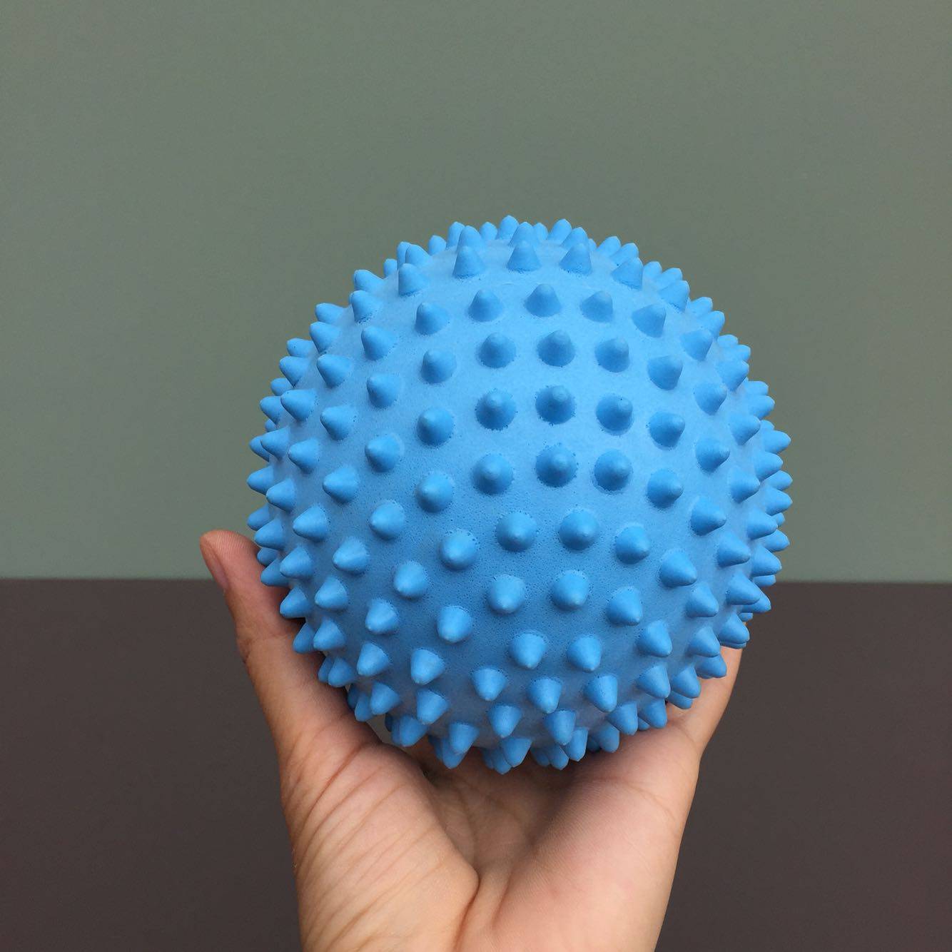 Blue bumpy small ball