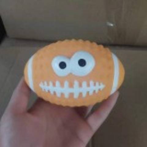 Large rugby latex ball