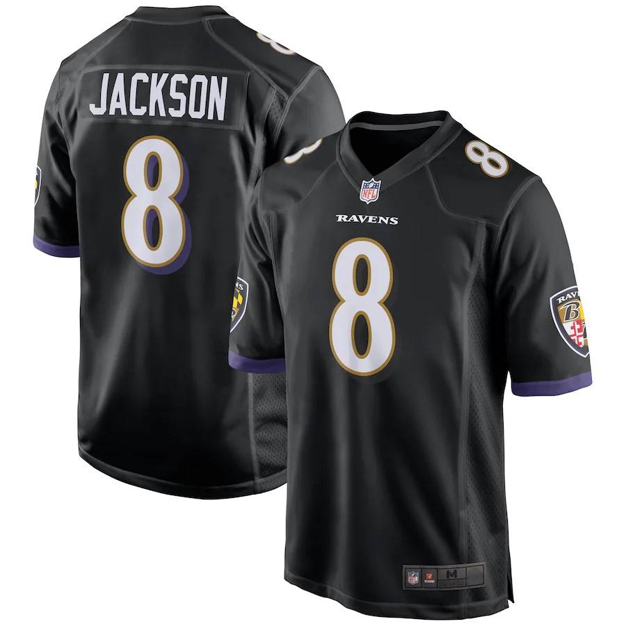 Balt's Mo Crow Baltimore Ravens Rugby Unit 8 Lamar Jackson jersey