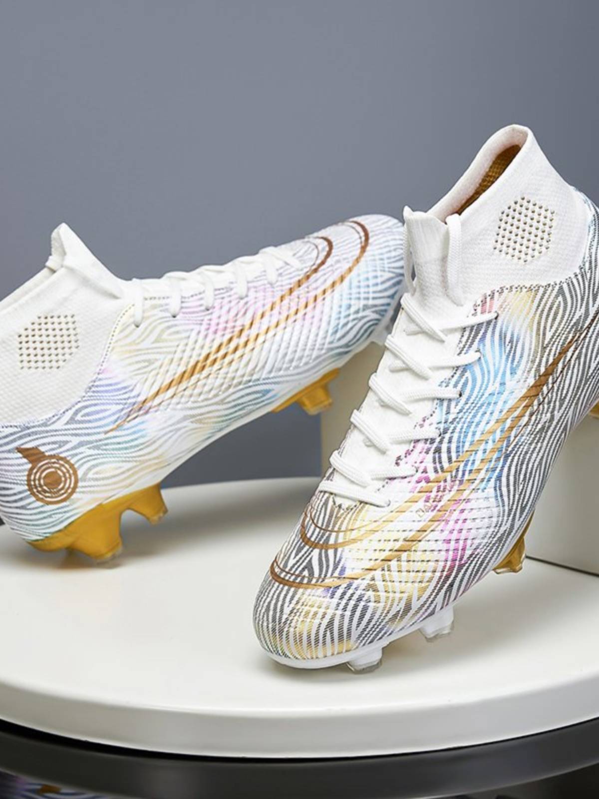 Nike United Naming American Rugby Shoes Wannkste Assassin's Football Sneakers Male TF Broken Nail FG Nail