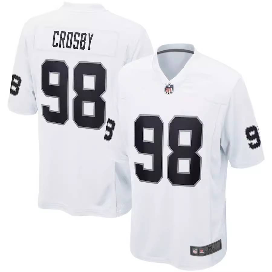 Las Vegas Raders RAIDERS Rugby Uniform No. 98 CROSBY Jersey Training Embroidery