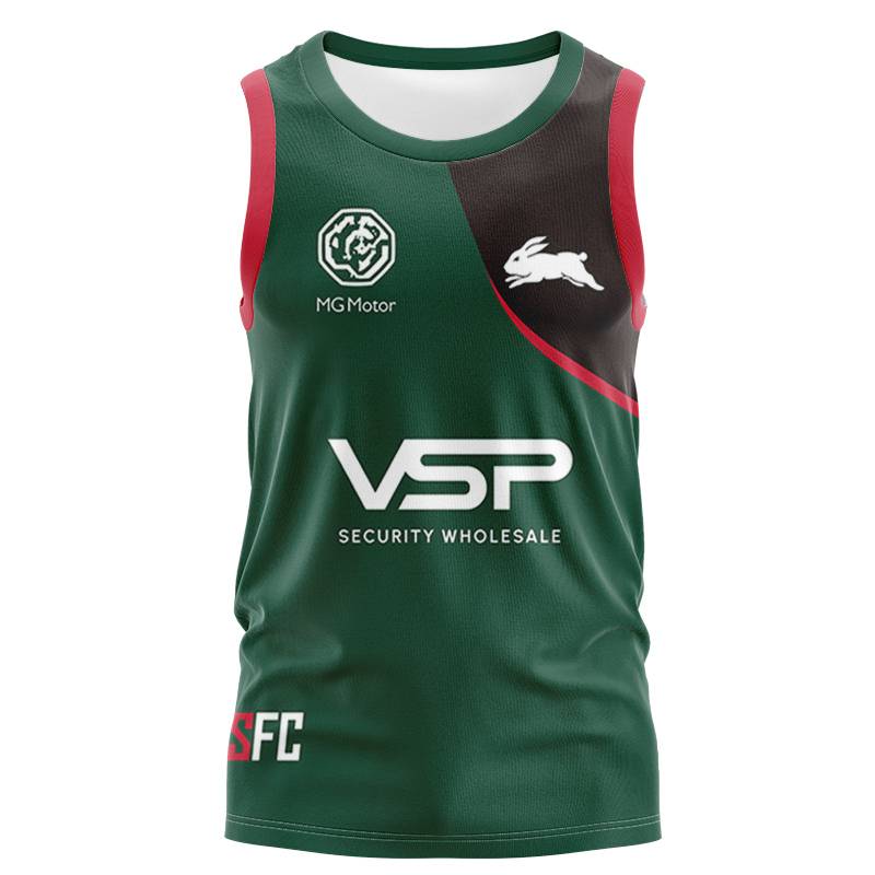 2024NRL Australian Sydney Rabbit vest short sleeves on rugby clothes Rabbits Rugby