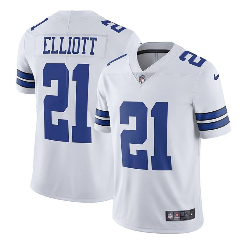 NFL Dallas Cowboys 21# Elliott embroidered rugby jersey