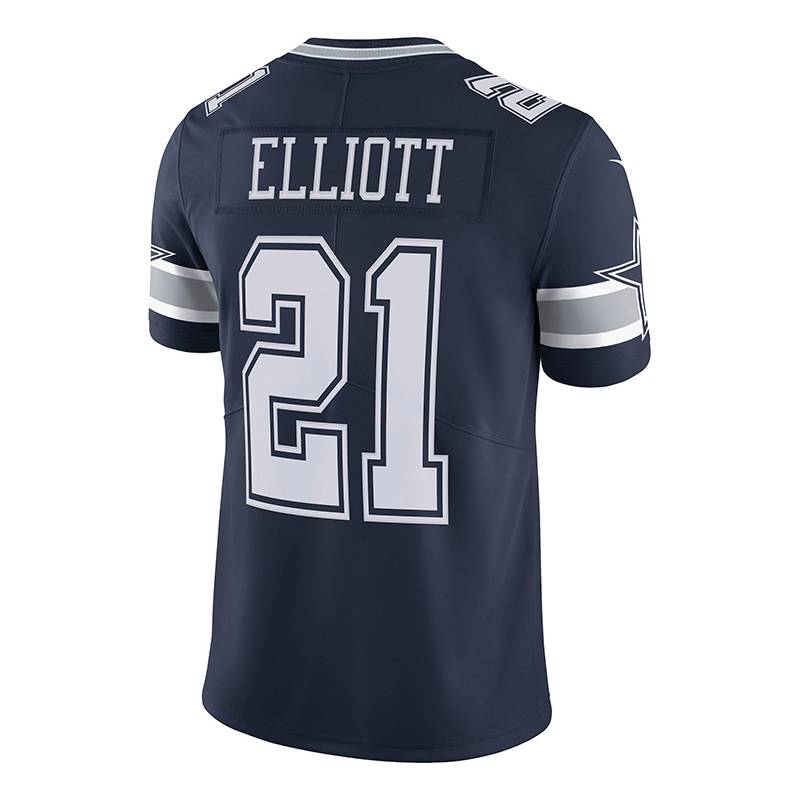 NFL Dallas Cowboys 21# Elliott embroidered rugby jersey