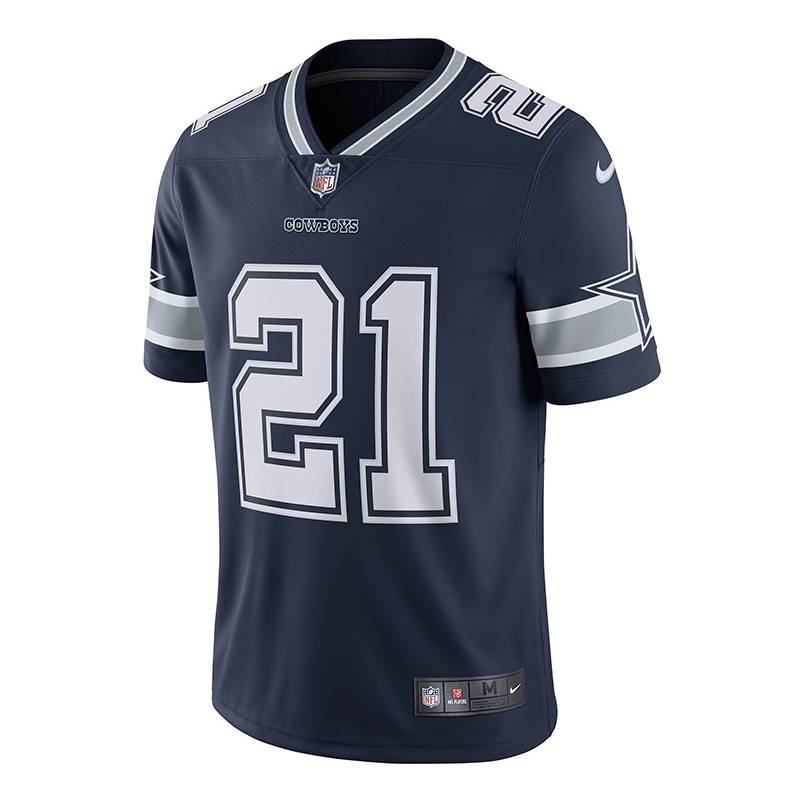 NFL Dallas Cowboys 21# Elliott embroidered rugby jersey